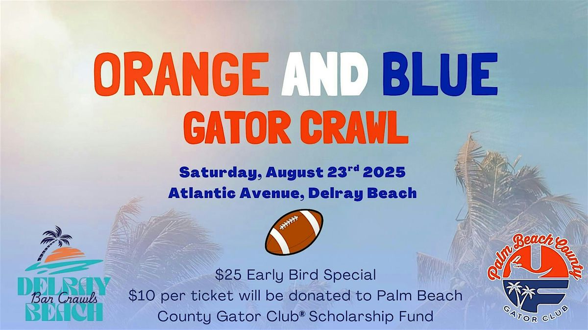 ORANGE & BLUE GATOR CRAWL