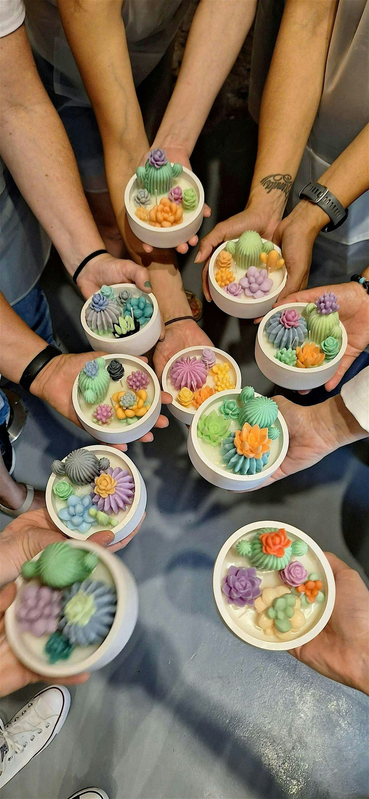 DIY Craft Night for Women: Handmade Happiness - Cactus Candle \u2728