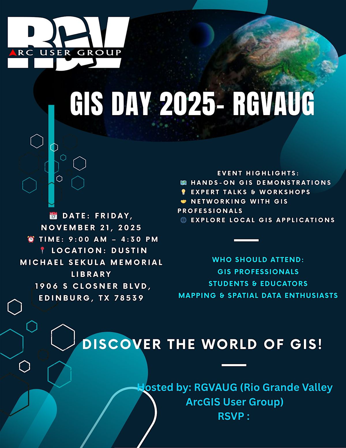 GIS Day 2025 - RGVAUG