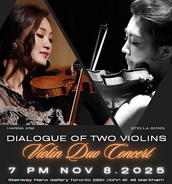 Dialogue of Two Violins \u2013 Violin Duo Concert
