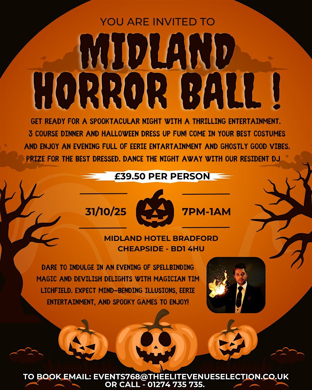 MIDLAND HORROR  HALLOWEEN BALL