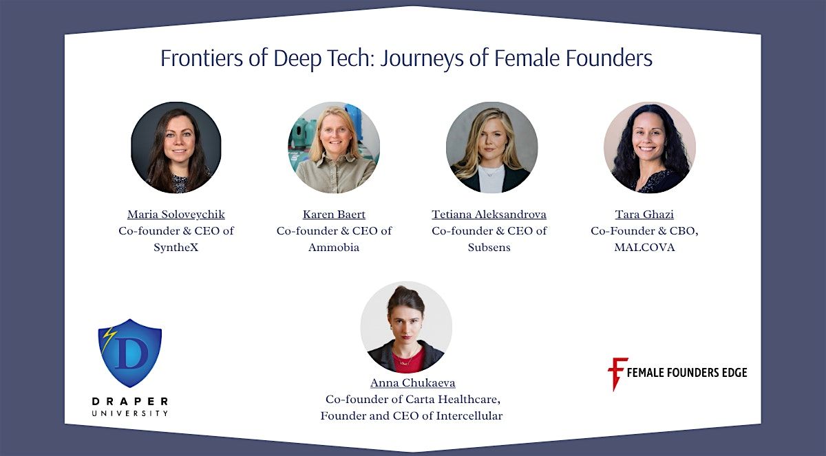 Female Founders in Deep Tech