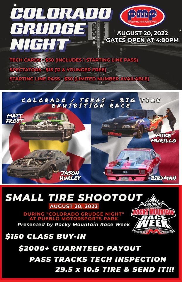 COLORADO GRUDGE NIGHT / SMALL TIRE SHOOTOUT Presented by Rocky Mountain ...