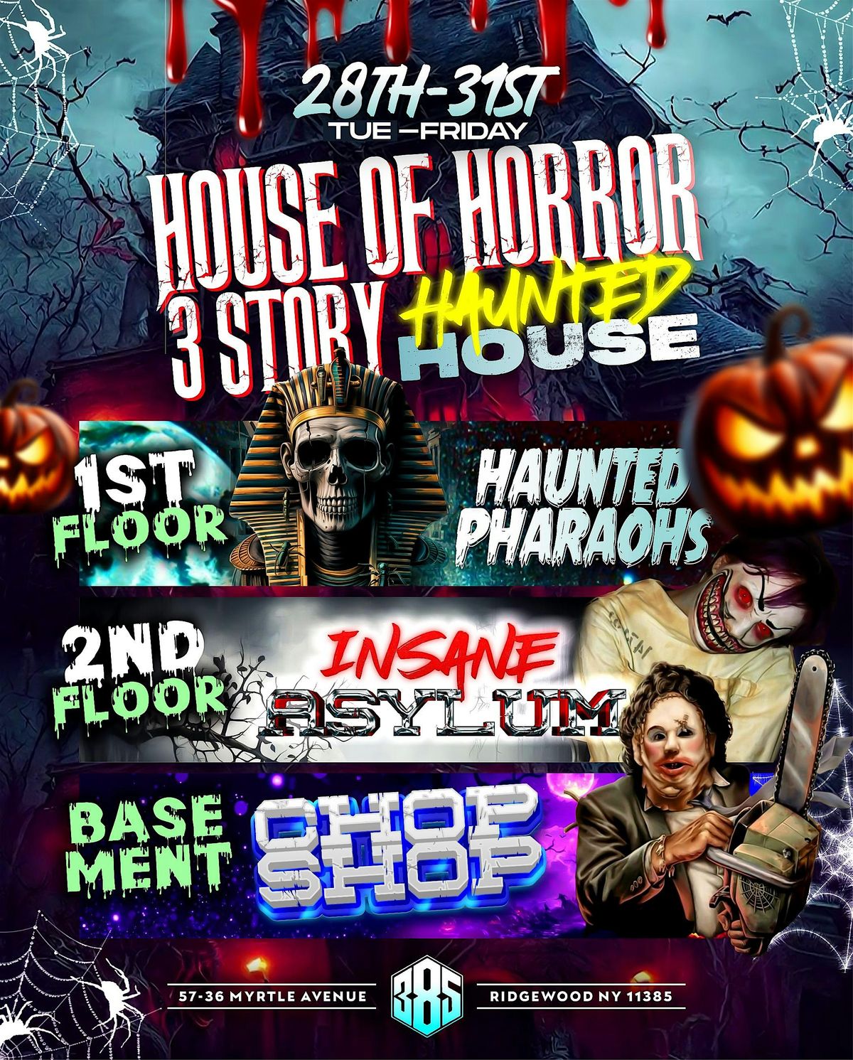 House of Horror 3 Story Haunted House
