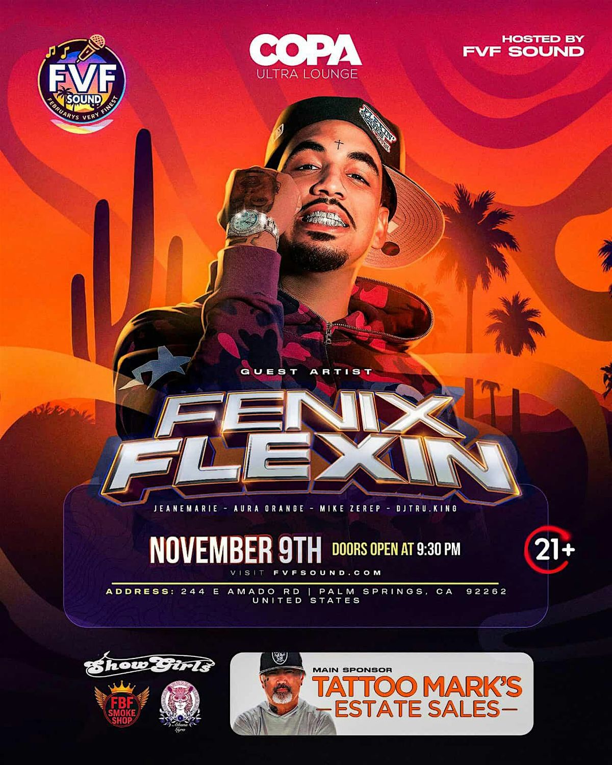FENIX FLEXIN LIVE AT COPA NIGHTCLUB