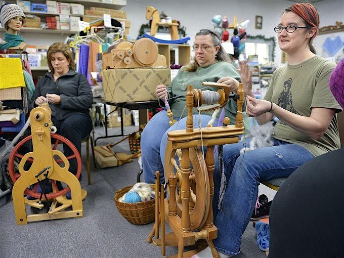 Saint Distaff's Day - spinning and knitting party