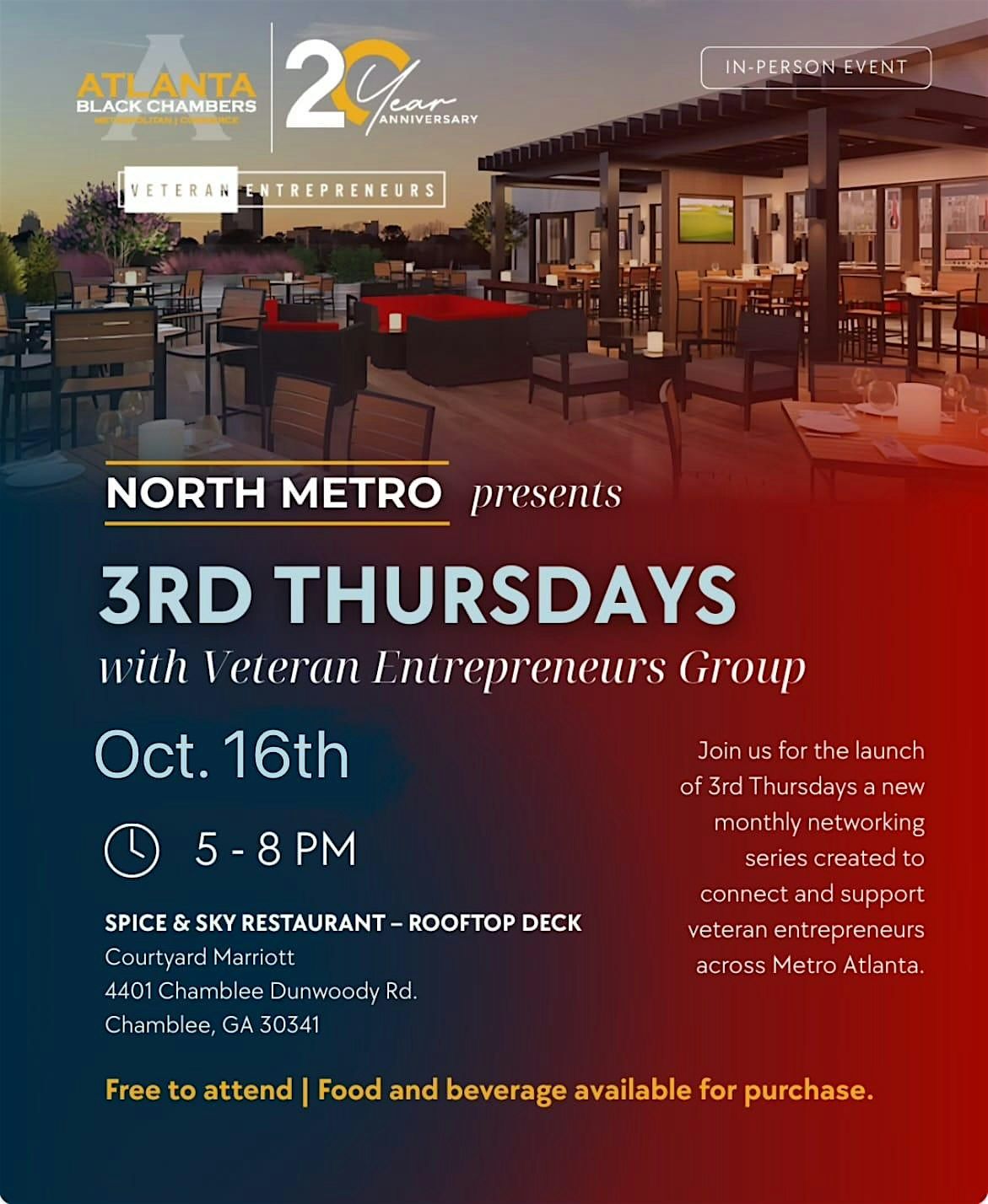 3rd Thursdays! ABC Veteran Entrepreneurs Group