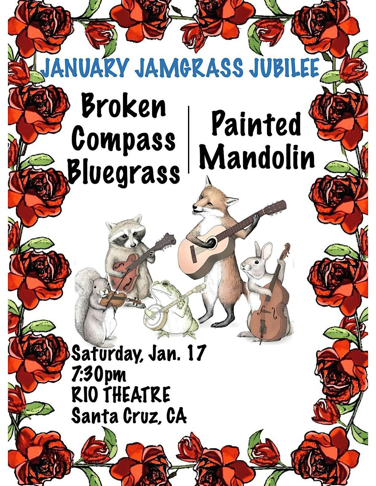 January Jamgrass Jubilee - Painted Mandolin & Broken Compass Bluegrass