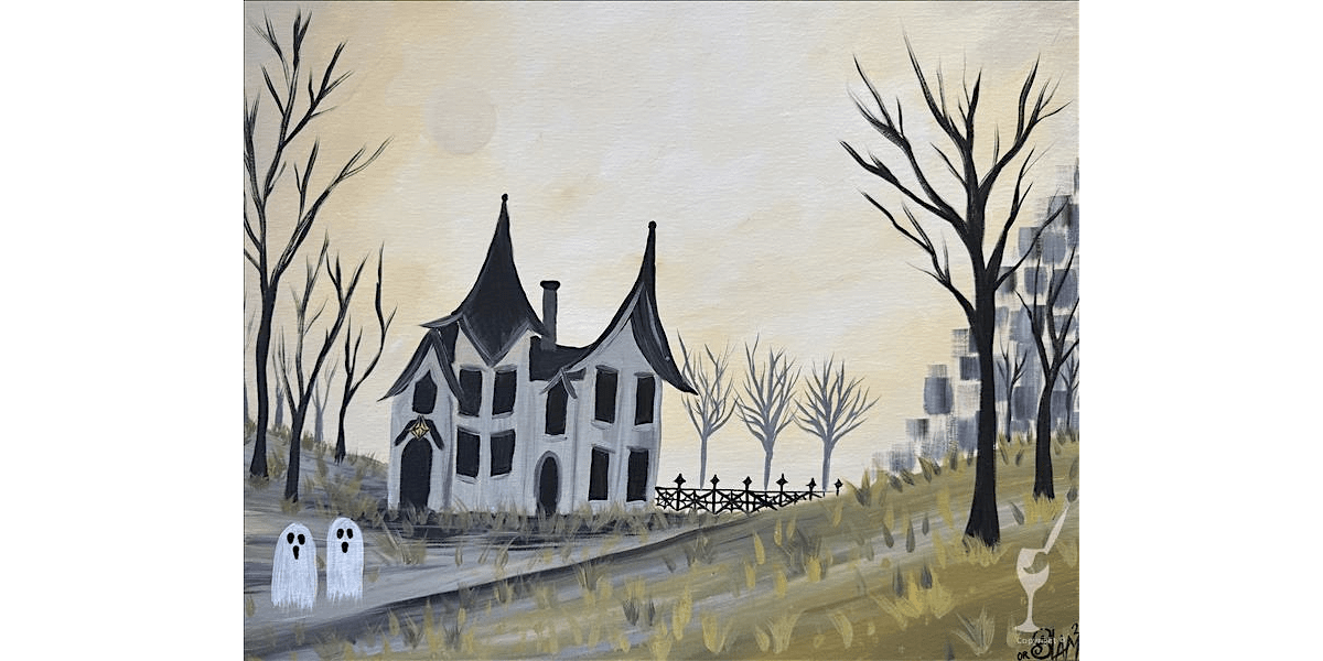 Haunted House - Paint and Sip in Houston | Classpop!\u2122
