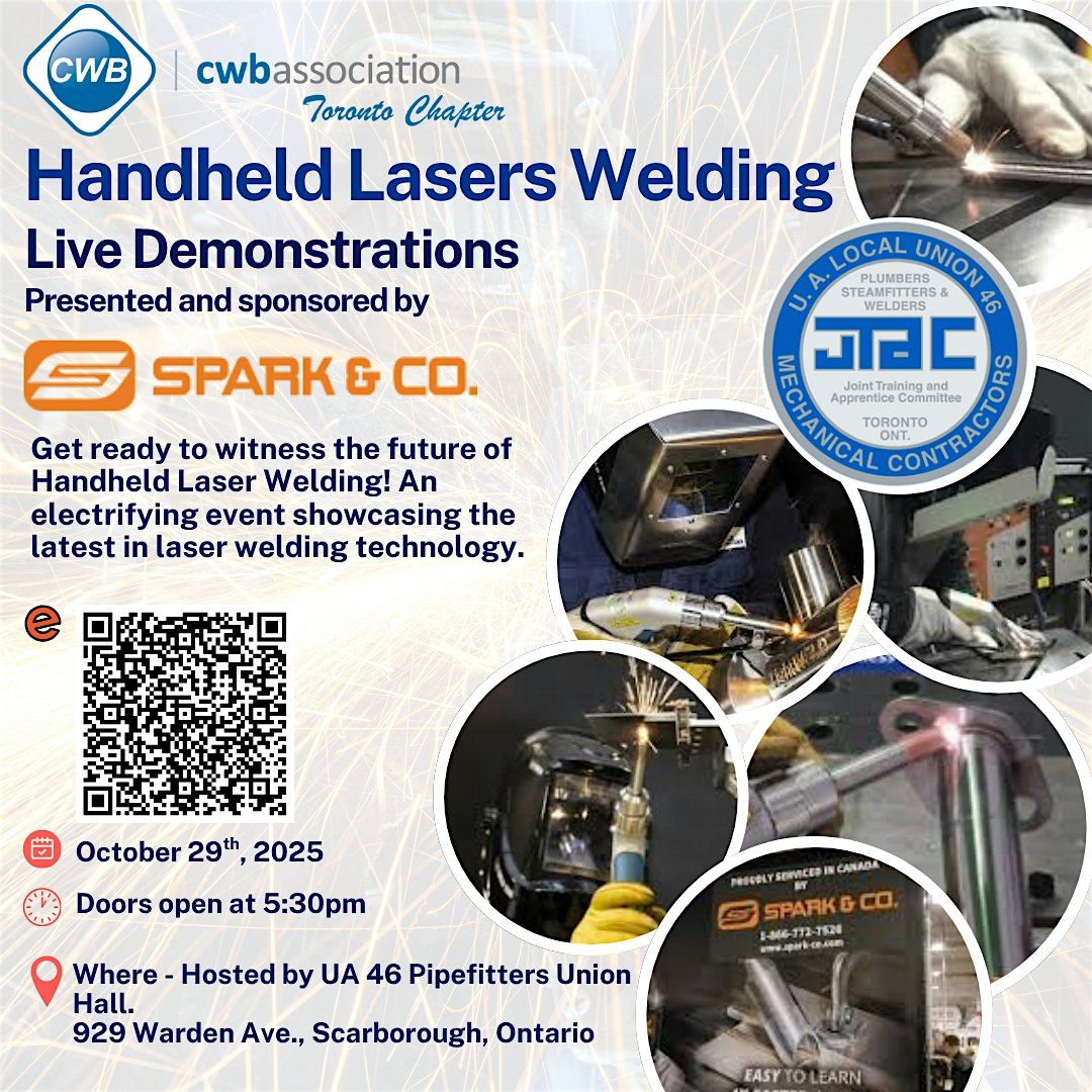 Handheld Laser Welding - Live Demonstrations - Presented Spark & Co.