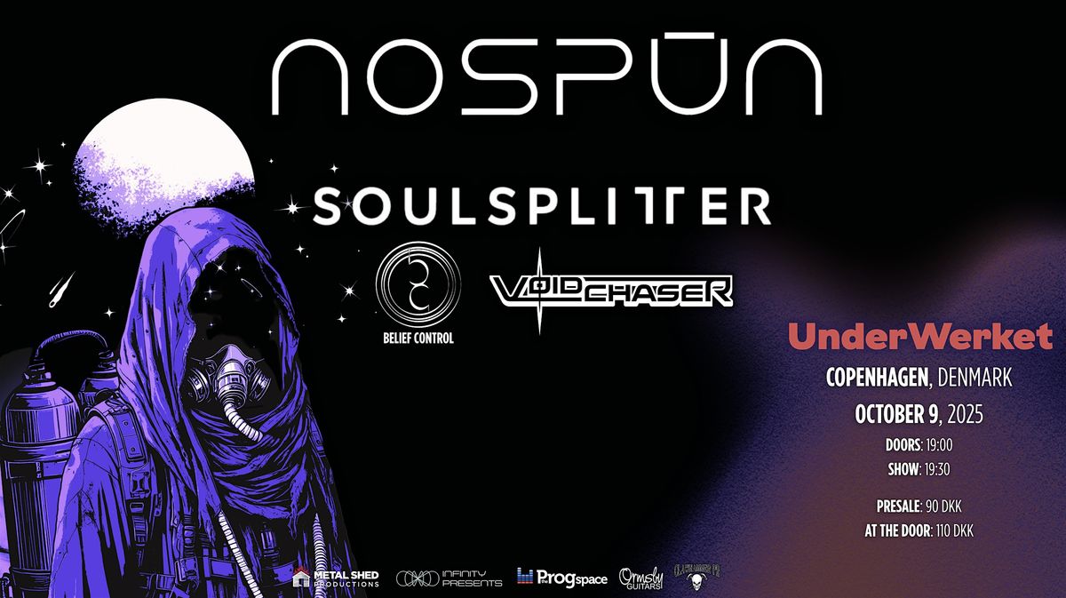 A Prog Metal Evening with Nosp\u016bn, Soulsplitter, Belief Control & Voidchaser