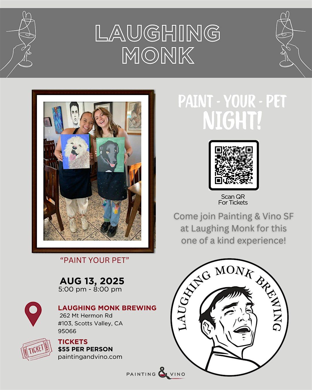 PAINT YOUR PET NIGHT @ LAUGHING MONK