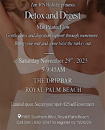 Detox and Digest Mat Pilates Flow