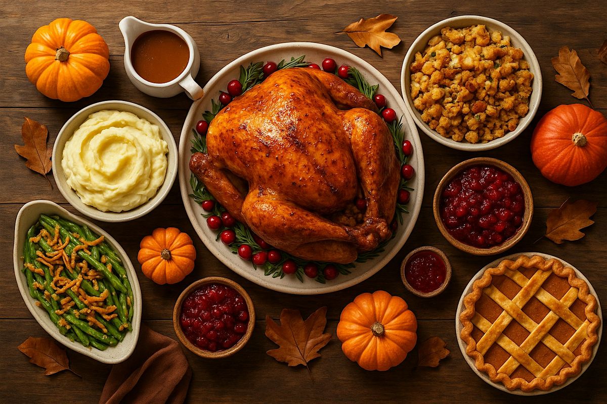 Turkey Dinner Thanksgiving Day