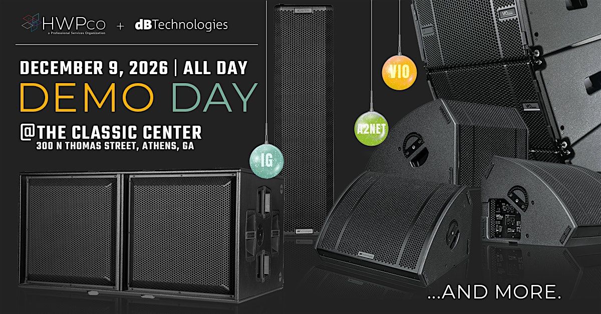 dB Tech Academy Speaker Demos