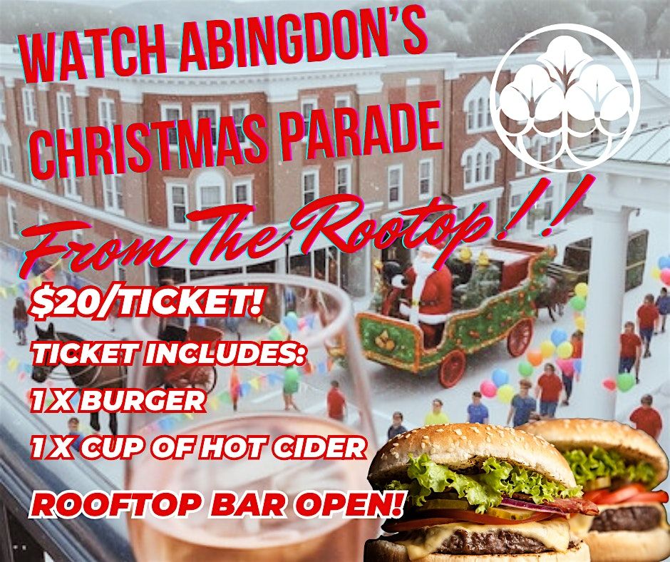 WATCH ABINGDON'S CHRISTMAS PARADE FROM THE ROOFTOP!!