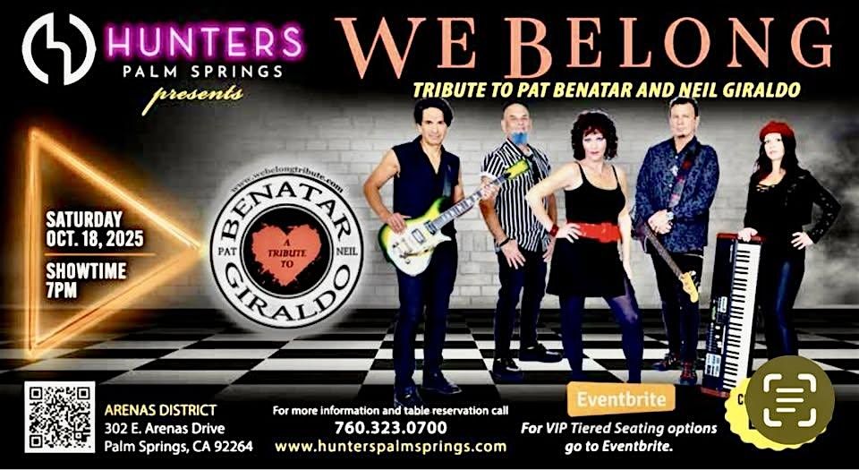 Tribute to Pat Benatar & Neil Geraldo Performed by We Belong
