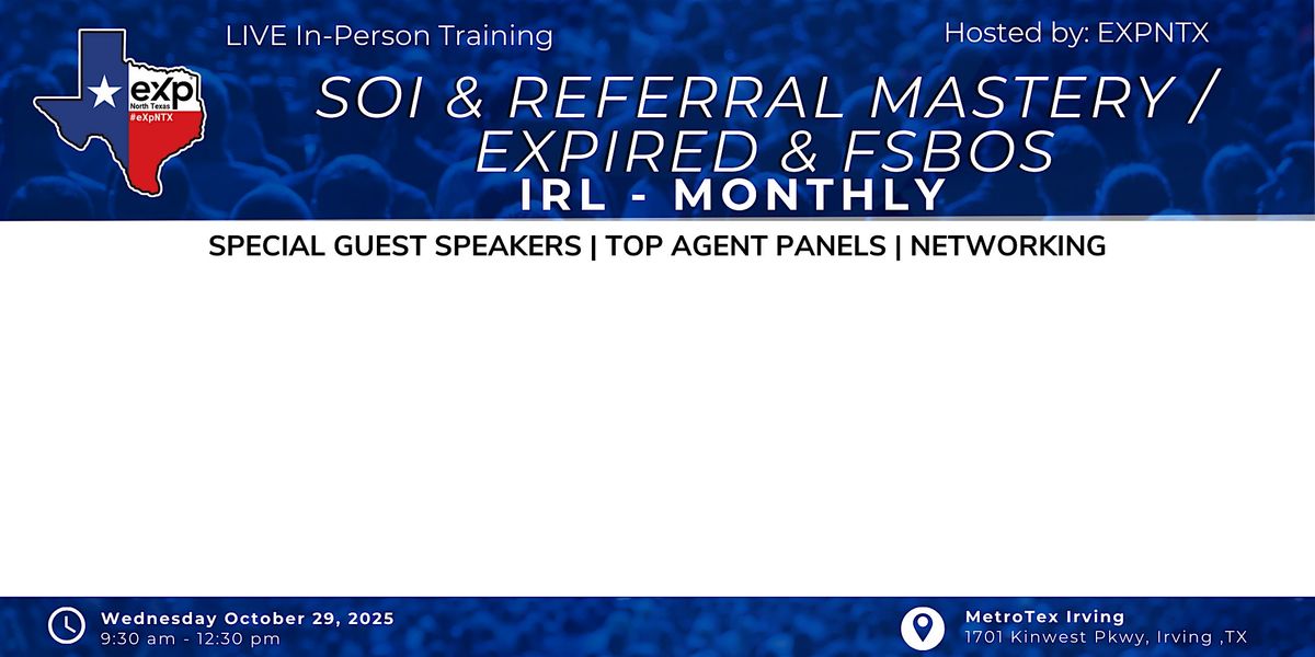 Mastering Lead Generation from Your SOI and Referrals