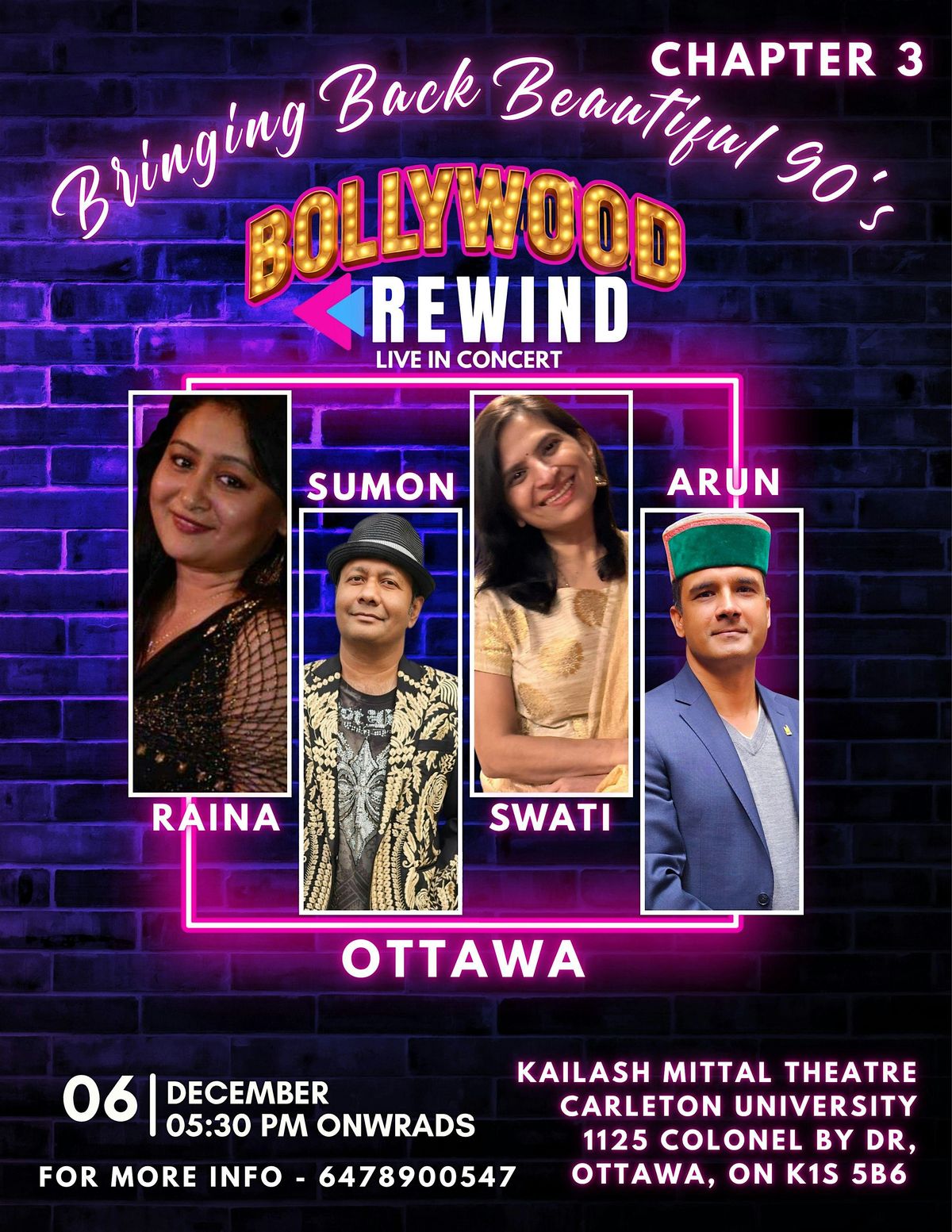 BOLLYWOOD REWIND - BACK TO THE 90'S - OTTAWA