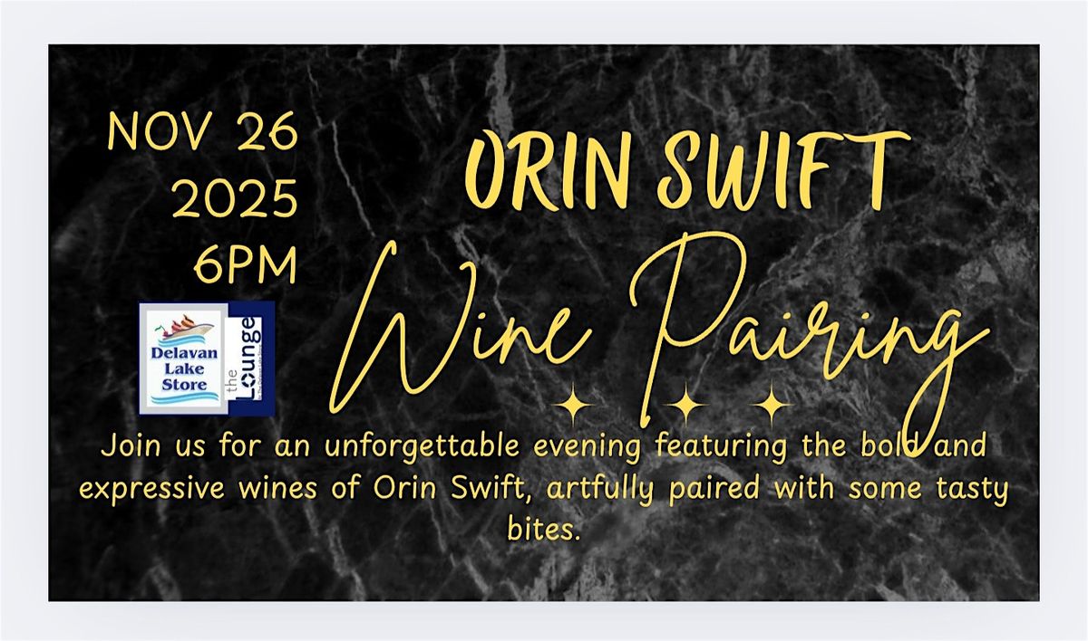Orin Swift Wine Pairing-An Exquisite Evening