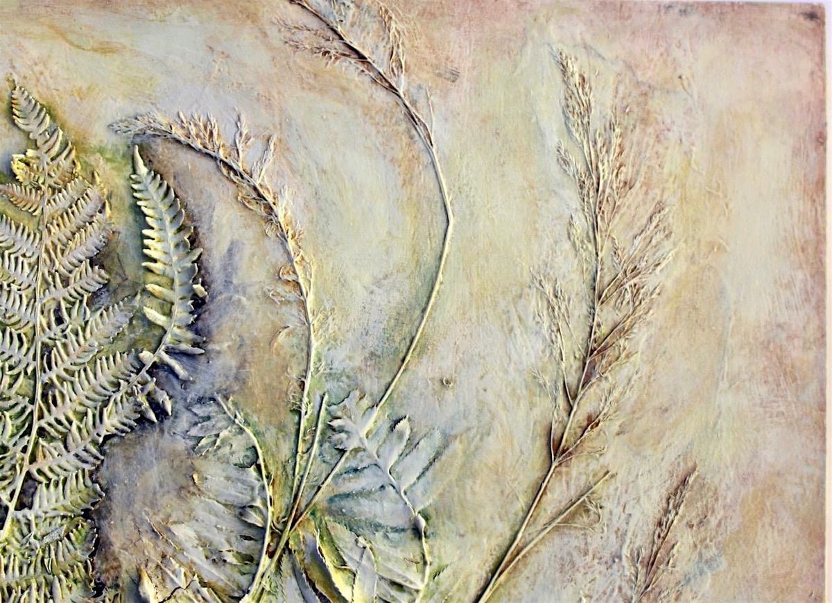 Painted Nature Collage, Outdoor Painting and Community Experiences