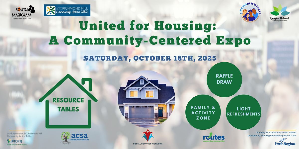 United for Housing: A Community-Centered Expo
