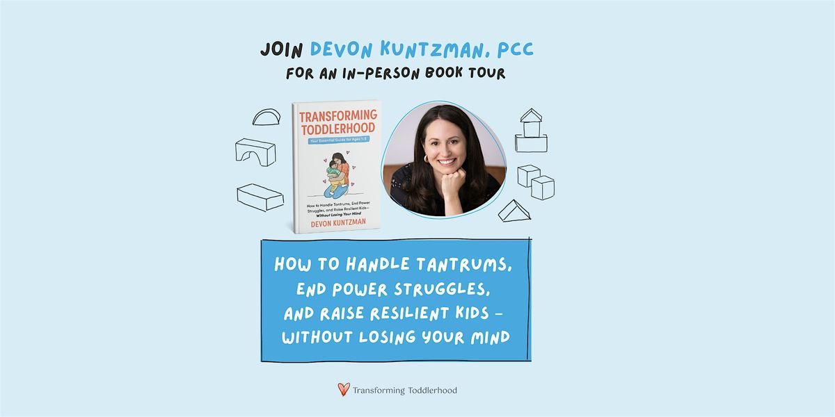 Transforming Toddlerhood Book Signing & Talk @ Savanna Nursery School