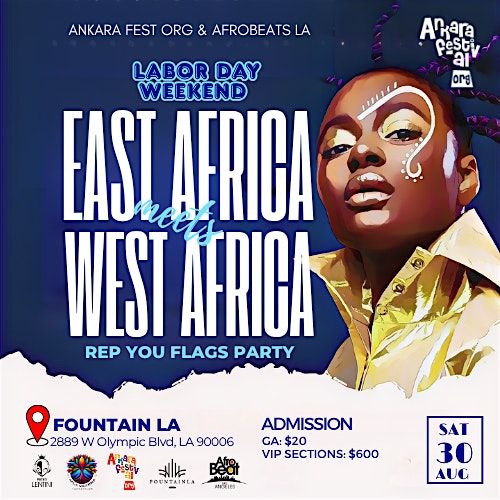 East Africa meets West Africa........ AFROBEATS PARTY