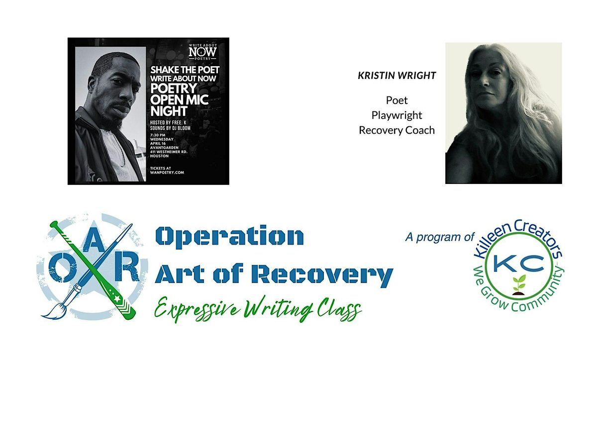OAR - Expressive Writing for Veterans, Family Members & Care Givers