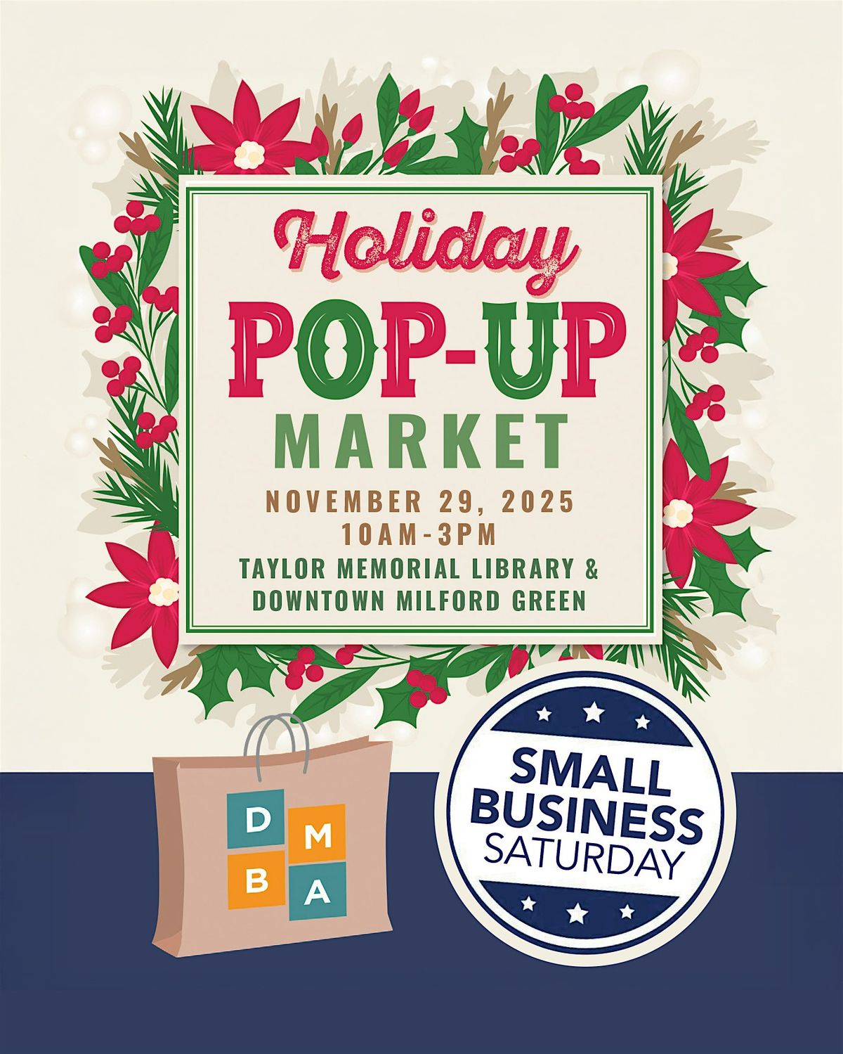 Holiday Pop-Up - Small Business Saturday - 11.29 \u2013 Milford, CT