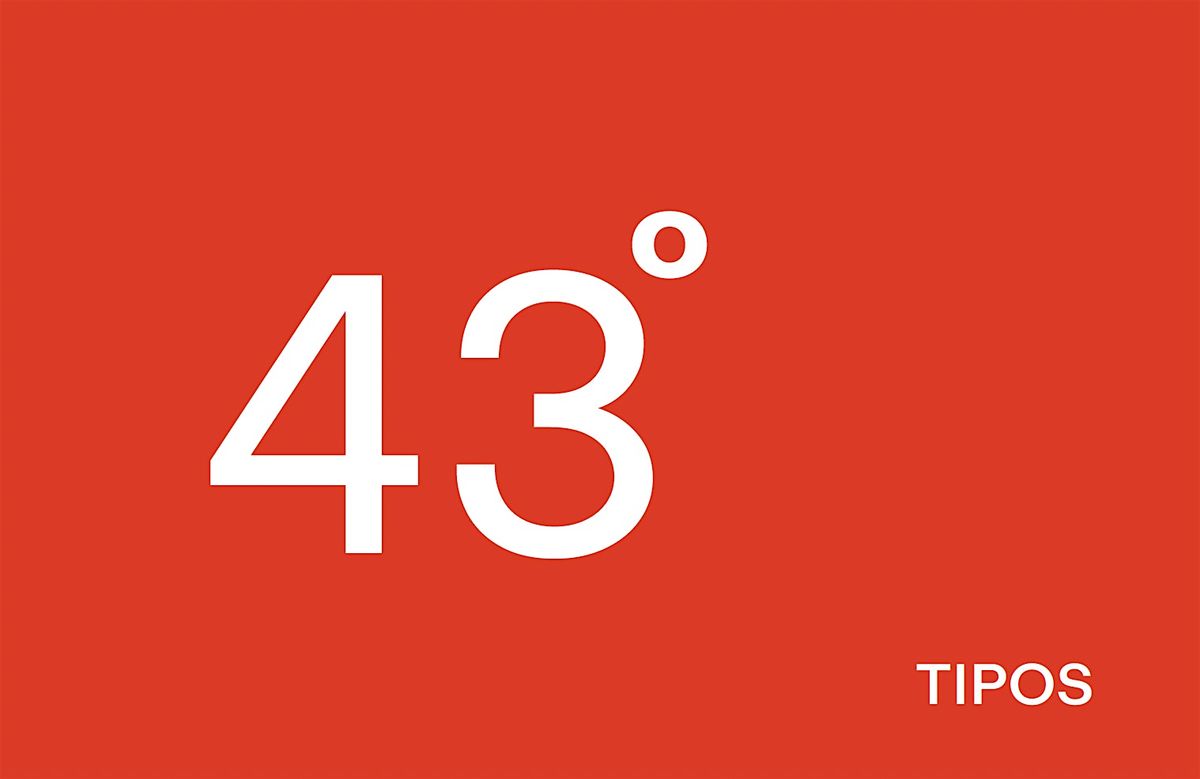 Charlas TIPOS X - 43\u00ba