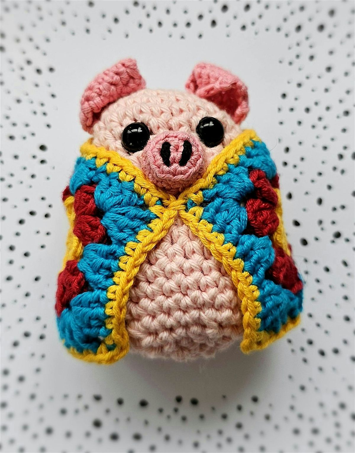 Christmas Pig in Blanket Crochet Workshop (6 week course) Monday