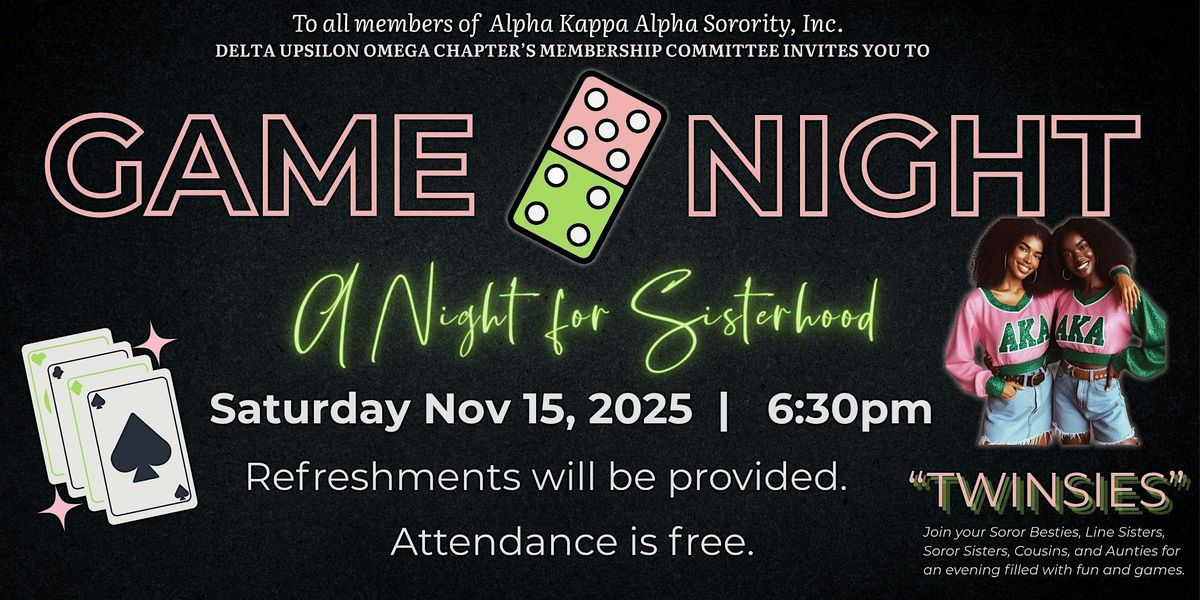 DUO GAMES Night - "Twinsies"