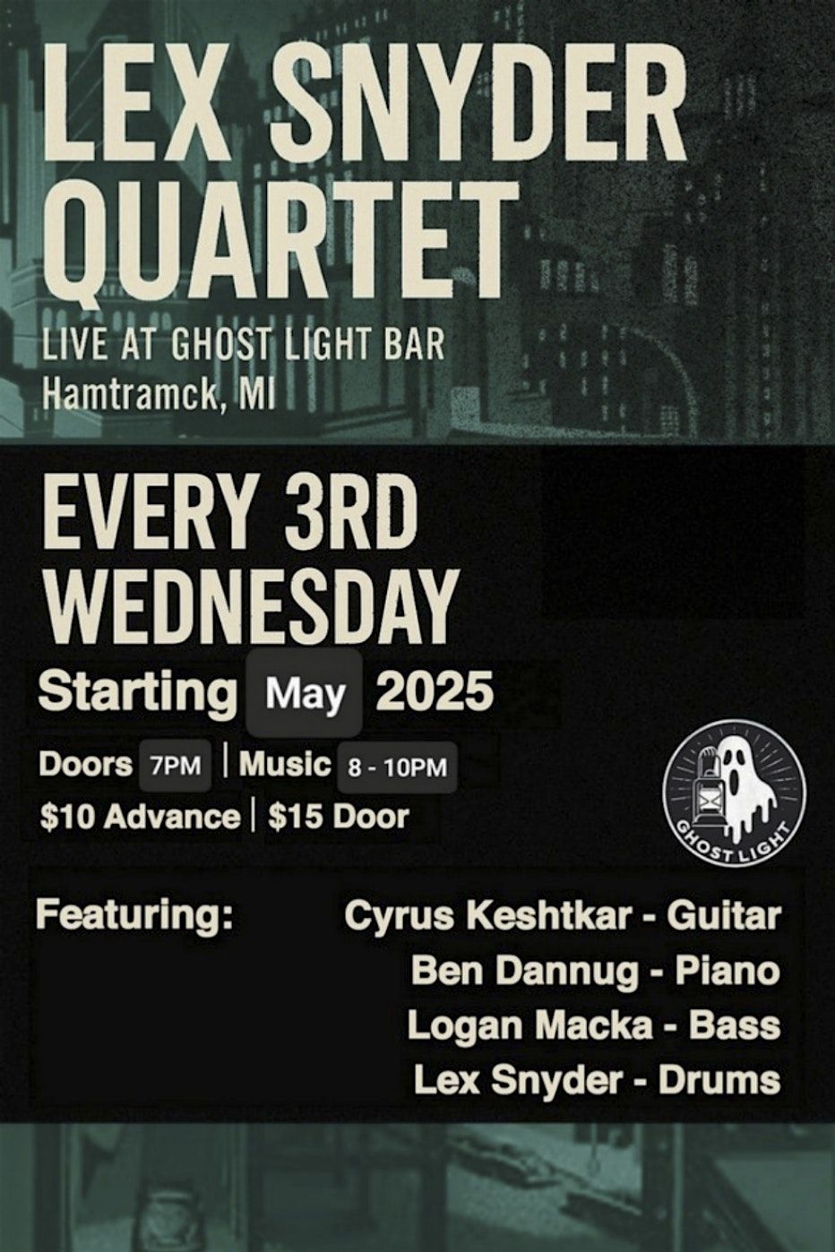 Lex Snyder Quartet | Jazz Night at Ghost Light Bar