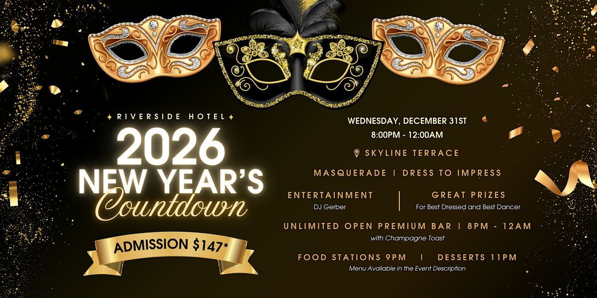 New Years Eve 2026 Count Down Extravaganza