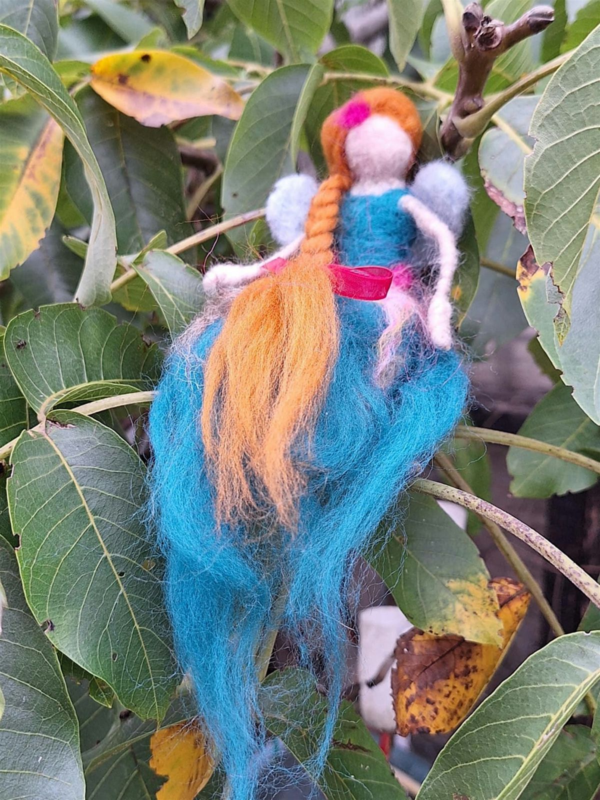 Needle Felted Christmas fairy