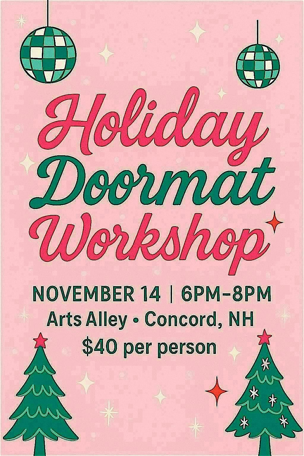 Holiday Doormat Painting