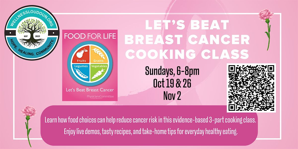 Let's Beat Breast Cancer Cooking class