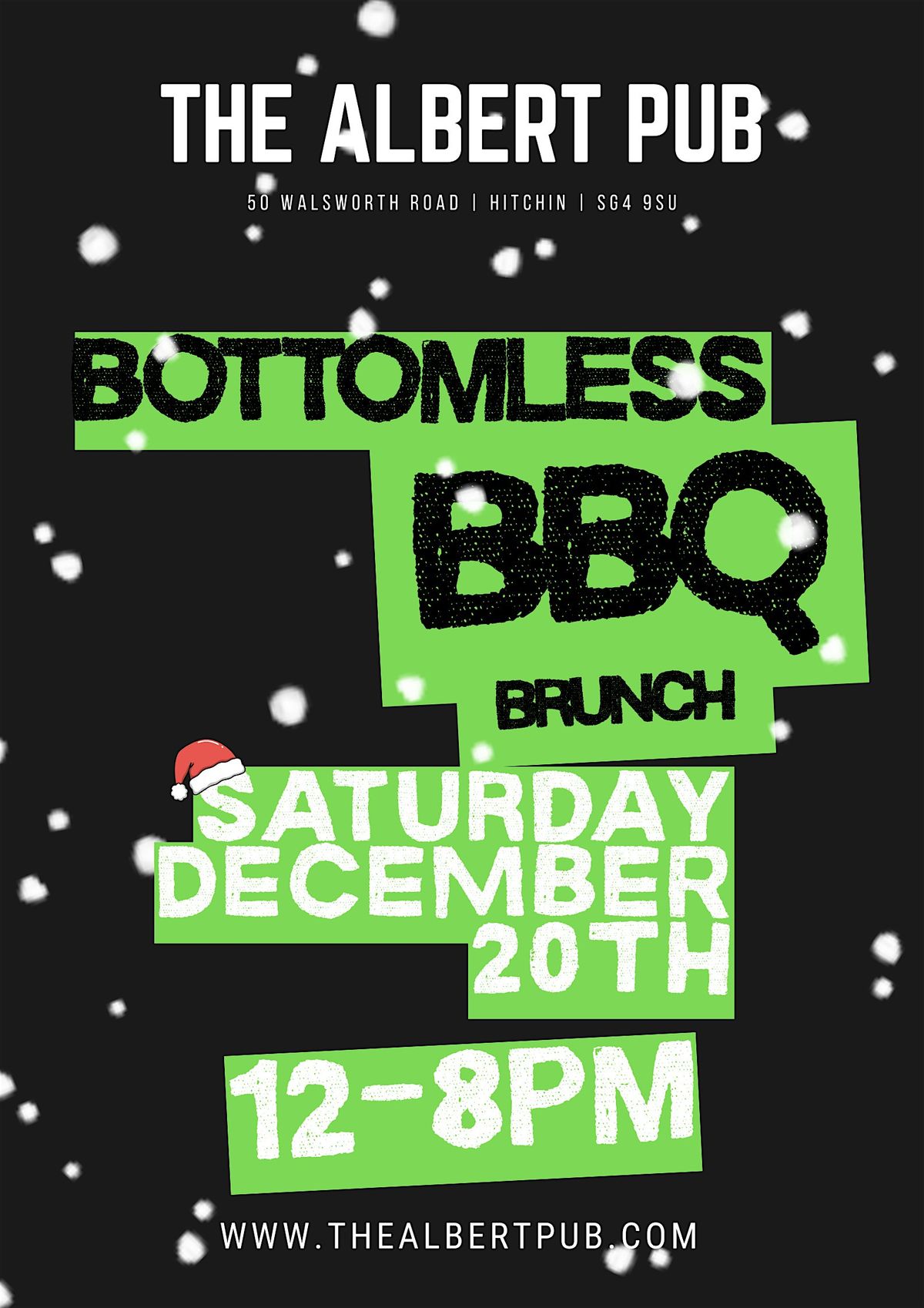 Christmas Bottomless Smokehouse BBQ and Cocktails event
