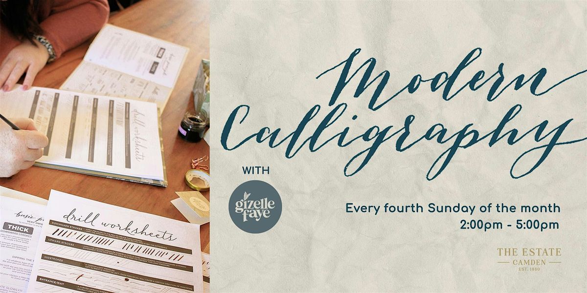 CREATIVE WORKSHOP: Modern Calligraphy in a Historic Estate in Camden NSW