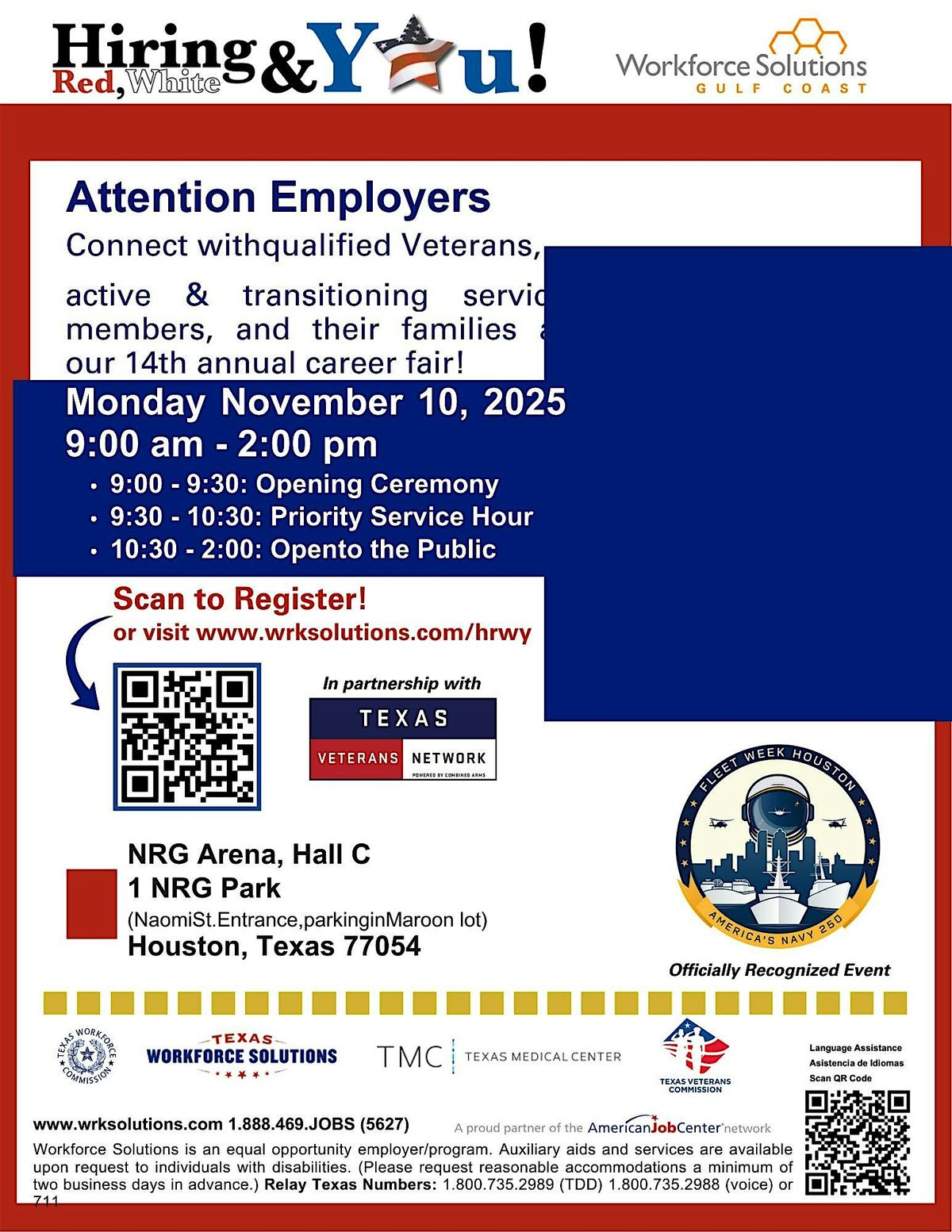 Hire Red, White & You 2025 Hiring Event - Employers