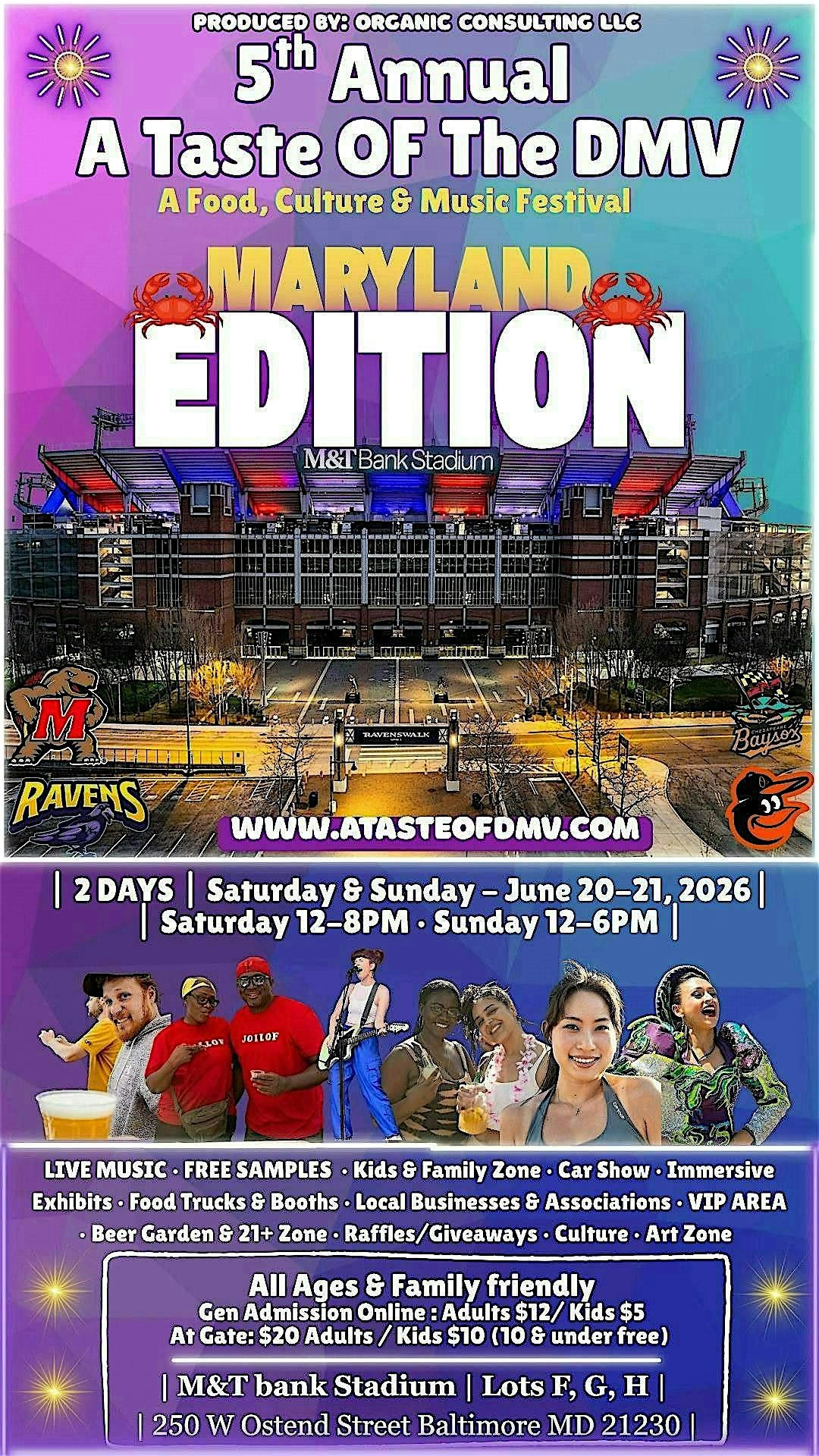 The 5th Annual Taste Of The DMV: Food, Music & Culture Festival