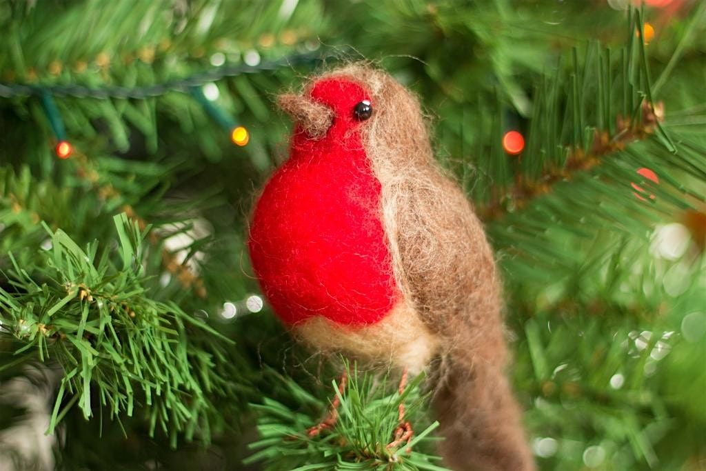 Festive Baubles with Needle Felting
