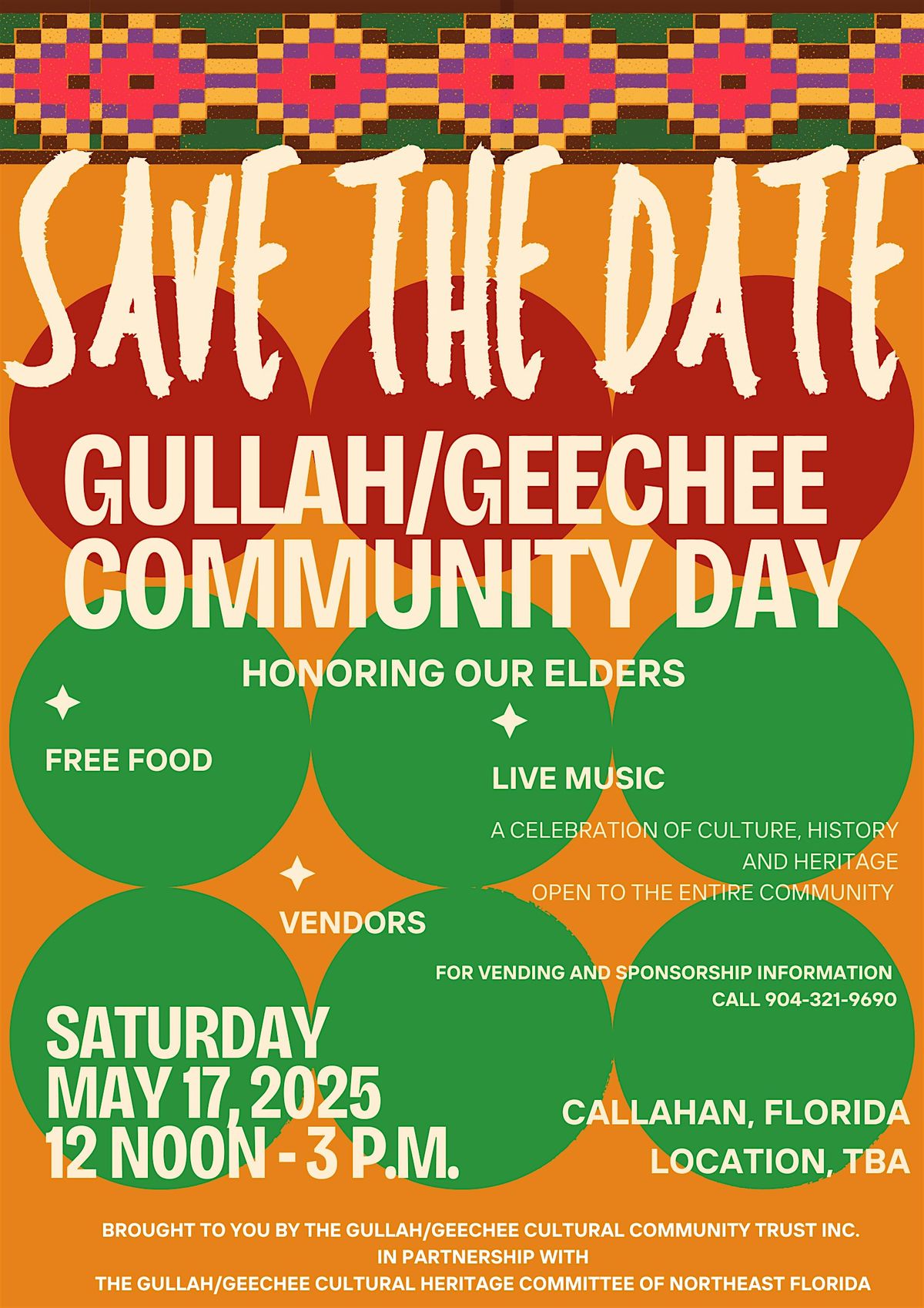 Gullah/Geechee Community Day | 543378 US-1, Callahan, FL | May 17, 2025