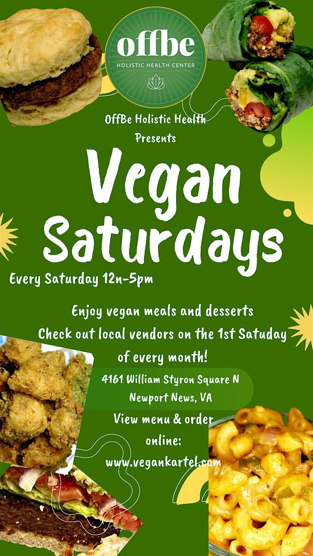 Vegan Saturdays at OffBe