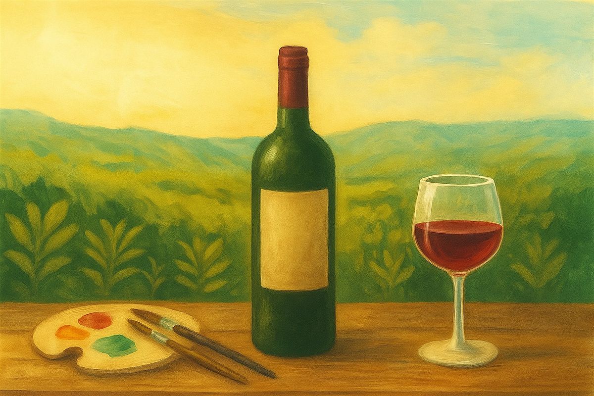 Paint a Wine Bottle. Elk Run offers the chance to make the perfect gift!