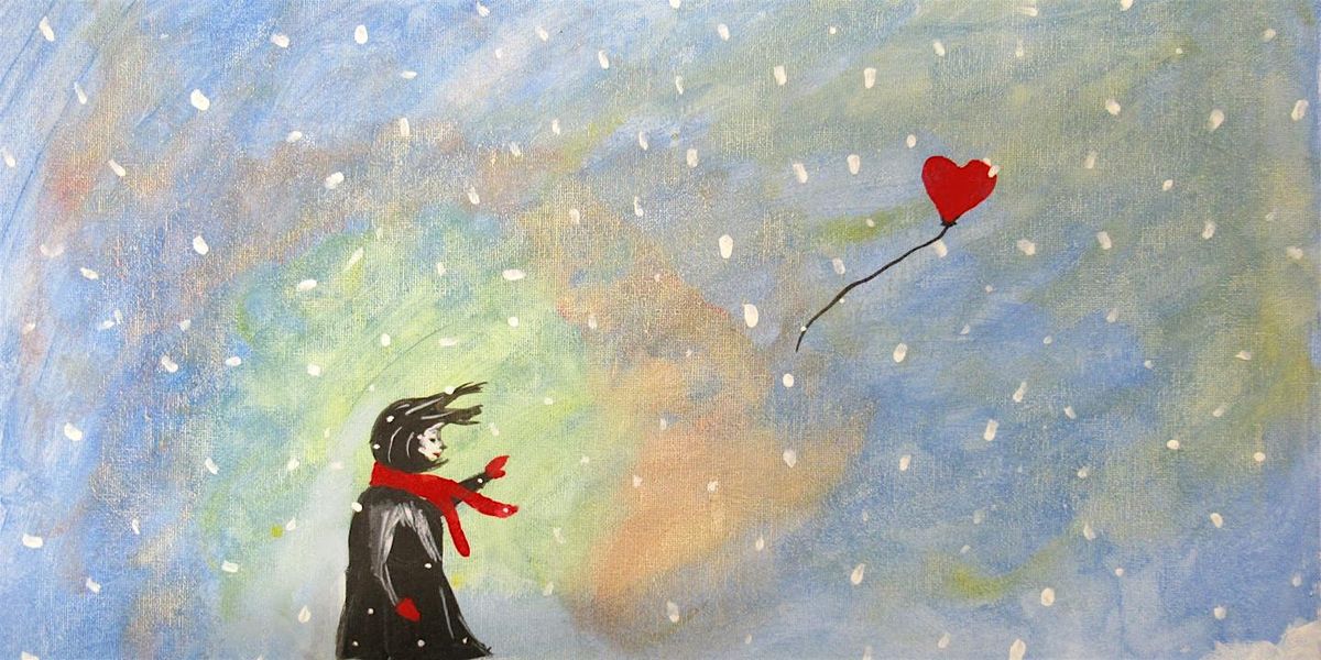 Paint Winter Balloon Girl, Manchester