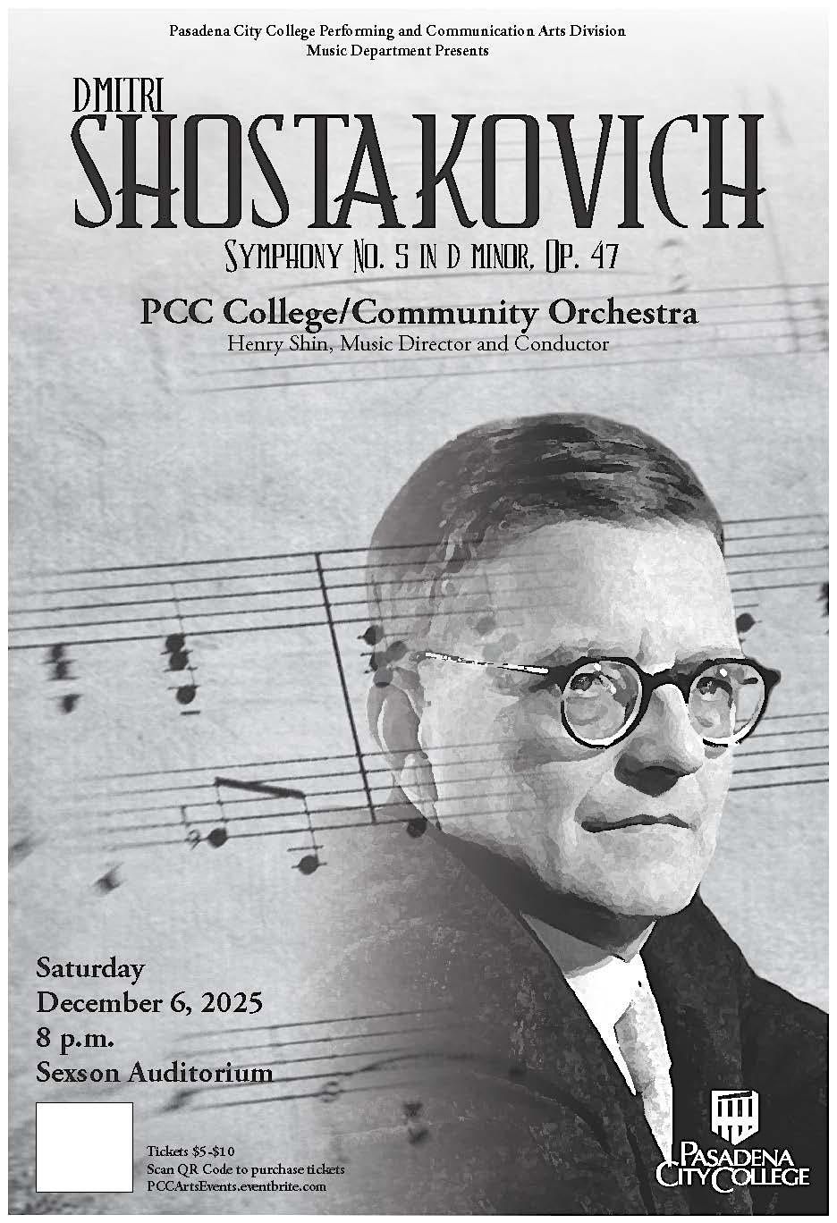 Shostakovich Symphony #5 - PCC College \/ Community Orchestra