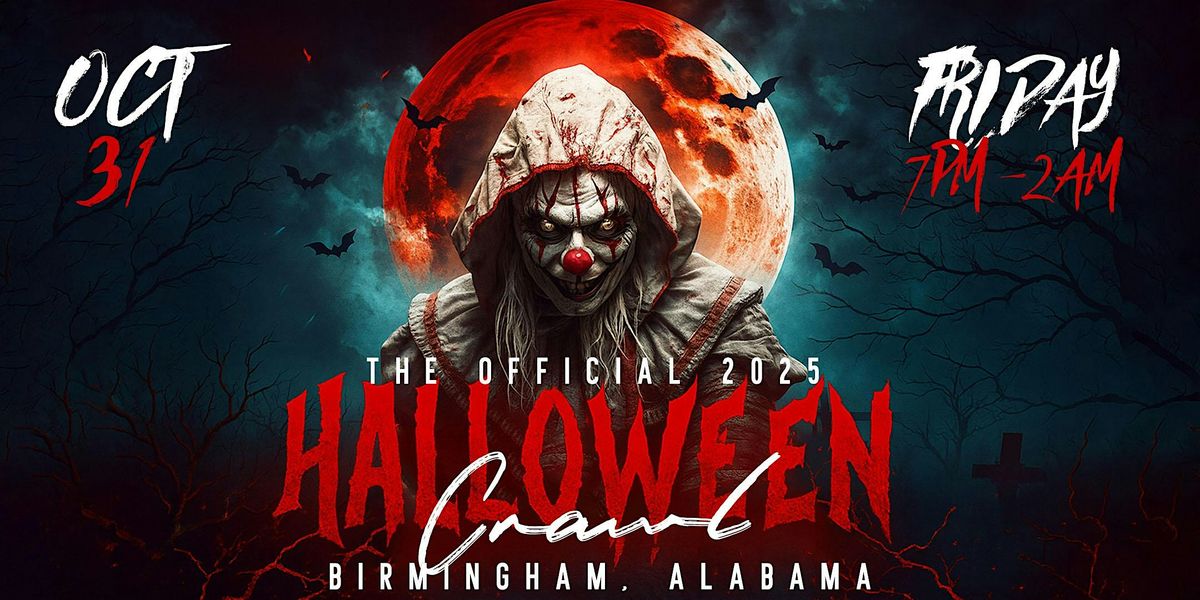 Haunted Halloween Bar Crawl 2025 | Birmingham, AL Halloween Weekend Crawl