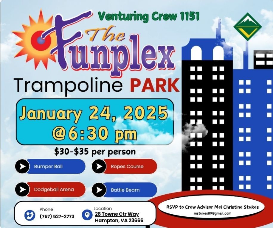 Venturing Crew 1151 Funplex Trampoline Park 